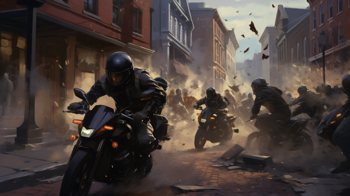 Motorcycle Mayhem in Georgetown